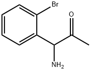 1-AMINO-1-(2-BROMOPHENYL)ACETONE 结构式