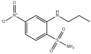 4-Nitro-2-(propylamino)benzenesulfonamide Structure