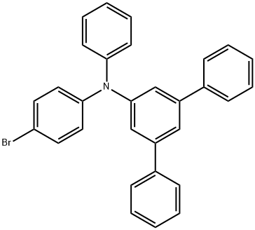 [1,1':3',1''-Terphenyl]-5'-amine, N-(4-bromophenyl)-N-phenyl- Struktur