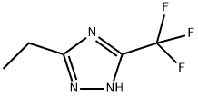 3-乙基-5-(三氟甲基)-1H-1,2,4-三唑 结构式