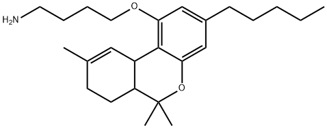 1-O-Aminobutyl-9-tetrahydrocannabinol 结构式