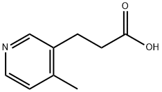 3-Pyridinepropanoicacid,4-methyl-(9CI) Structure