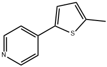 Pyridine, 4-(5-methyl-2-thienyl)-,129770-70-3,结构式