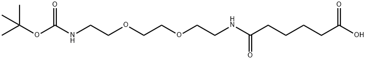 5,8-Dioxa-2,11-diazaheptadecanedioic acid, 12-oxo-, 1-(1,1-dimethylethyl) ester|