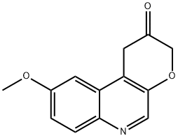 1H-Pyrano[2,3-c]quinolin-2(3H)-one, 9-methoxy- 结构式