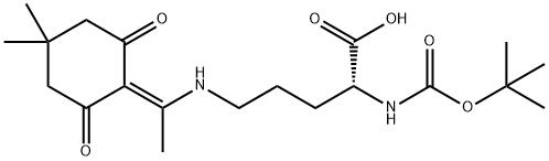 BOC-D-ORN(DDE)-OH,1313054-90-8,结构式