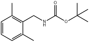 2-(tert-ブトキシカルボニルアミノメチル)-m-キシレン 化学構造式