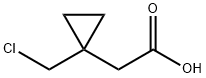 Cyclopropaneacetic acid, 1-(chloromethyl)-,1314940-03-8,结构式