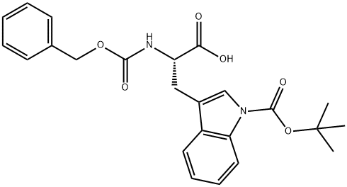 CbZ-Trp(Boc)-OH Structure