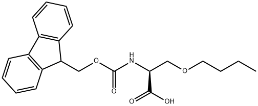 Fmoc-Ser(n-Bu)-OH, 133368-40-8, 结构式