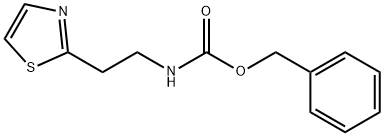 Carbamic acid, N-[2-(2-thiazolyl)ethyl]-, phenylmethyl ester Structure