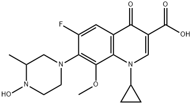 Gatifloxacin Impurity 1 化学構造式