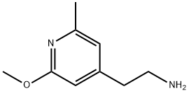 4-Pyridineethanamine, 2-methoxy-6-methyl- 化学構造式