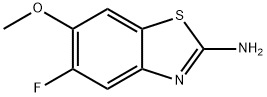 2-Benzothiazolamine,5-fluoro-6-methoxy-(9CI) Struktur