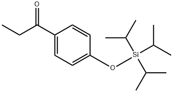 4-三异丙氧基苯丙酮,134136-88-2,结构式