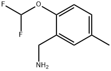 2-(二氟甲氧基)-5-甲基苯基]甲胺,1342663-20-0,结构式