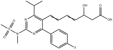 Rosuvastatin 4,5-Anhydro Acid Sodium Salt Struktur
