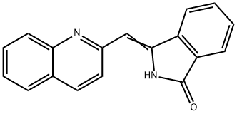 3-(2-Quinolylmethylene)phthalimidine Structure