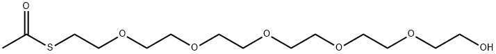 S-acetyl-PEG6-alcohol Structure