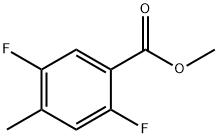 Benzoic acid, 2,5-difluoro-4-methyl-, methyl ester Struktur