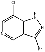 3-溴-7-氯-1H-吡唑并[4,3-C]吡啶,1357945-65-3,结构式