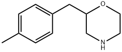 Morpholine, 2-[(4-methylphenyl)methyl]- Structure
