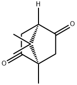 (1R,4R)-1,7,7-三甲基双环[2,2,1]-2,5-环己二酮 结构式