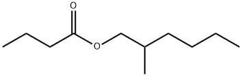 Butanoic acid, 2-methylhexyl ester Struktur