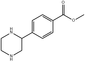 甲基 4-(哌嗪-2-基)苯酸盐,1391340-51-4,结构式