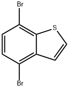 Benzo[b]thiophene, 4,7-dibromo- Struktur