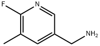 3-Pyridinemethanamine, 6-fluoro-5-methyl- Structure