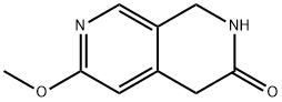 2,7-Naphthyridin-3(2H)-one, 1,4-dihydro-6-methoxy- Struktur