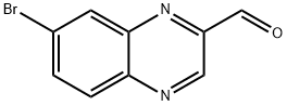 2-Quinoxalinecarboxaldehyde, 7-bromo- Struktur