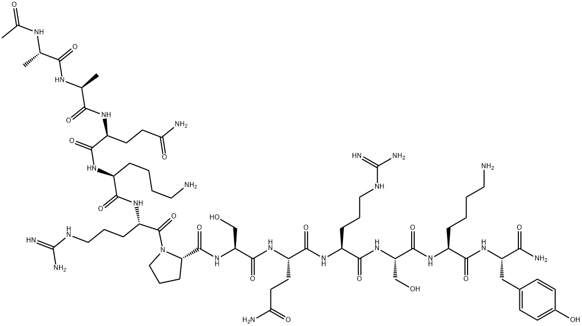 myelin peptide amide-12 Structure