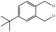 Benzene, 1,2-bis(chloromethyl)-4-(1,1-dimethylethyl)- Struktur