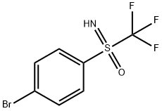 Sulfoximine, S-(4-bromophenyl)-S-(trifluoromethyl)- Struktur