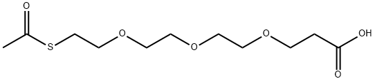 S-acetyl-PEG3-acid Structure