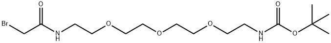 Bromoacetamido-PEG3 -Boc-amine