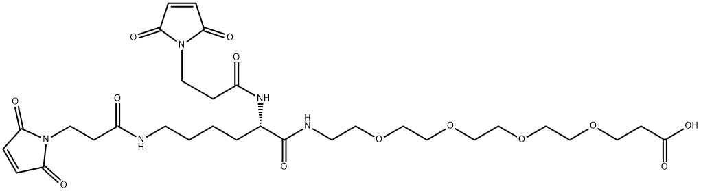 Bis-Mal-Lysine-PEG4-acid