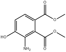 1,2-Benzenedicarboxylic acid, 3-amino-4-hydroxy-, 1,2-dimethyl ester Structure