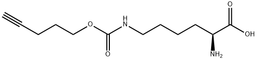 N-Pentyn1yloxycarbonyl]-L-lysine Structure