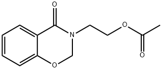 4H-1,3-Benzoxazin-4-one, 3-[2-(acetyloxy)ethyl]-2,3-dihydro-