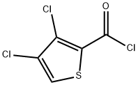 2-Thiophenecarbonyl chloride, 3,4-dichloro- Structure