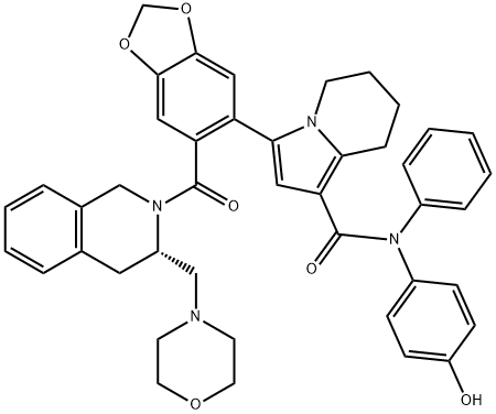 化合物S55746, 1448584-12-0, 结构式