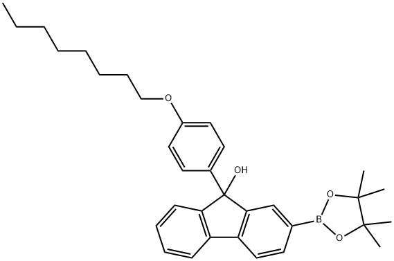 1449686-77-4 9-(4-(辛氧基)苯基)-2-(4,4,5,5-四甲基-1,3,2-二氧硼杂环戊烷-2-基)-9H-芴-9-醇