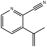 2-Pyridinecarbonitrile, 3-(1-methylethenyl)-, 1450634-01-1, 结构式