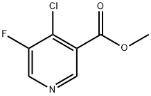 4-氯-5-氟吡啶-3-羧酸甲酯,1454913-72-4,结构式