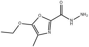 5-ethoxy-4-methyl-1,3-oxazole-2-carbohydrazide 化学構造式