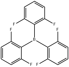 三(2,6-二氟苯基)硼烷 结构式