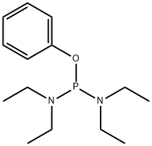 Phosphorodiamidous acid, N,N,N',N'-tetraethyl-, phenyl ester,14684-28-7,结构式